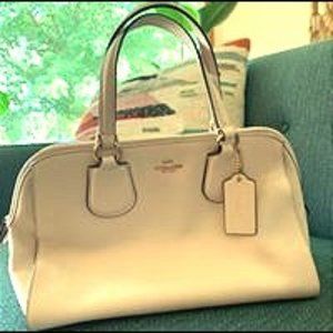 White Coach Handbag